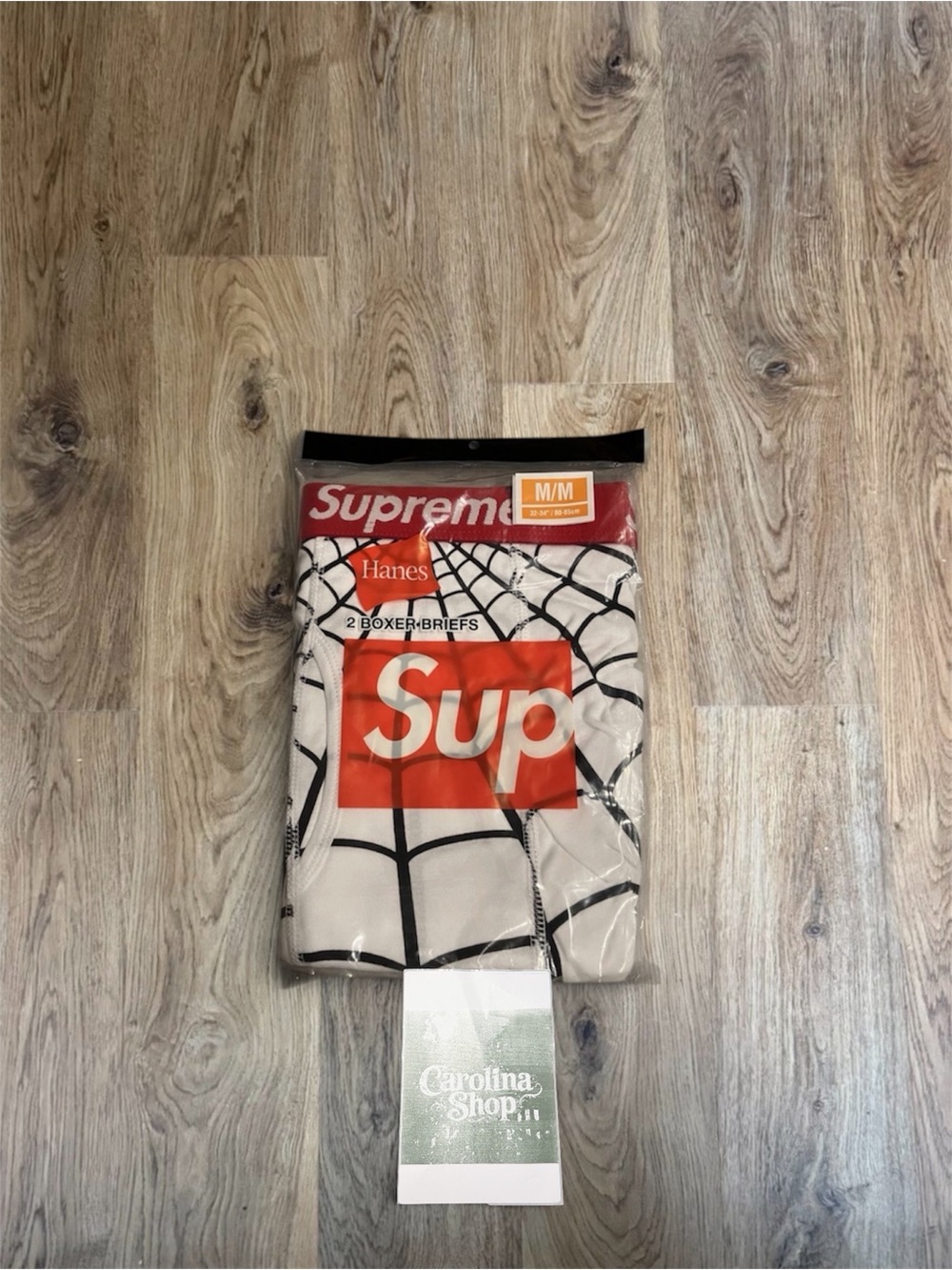 Supreme White Spider-Man Boxer Briefs 2 Pack